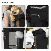 Pet Dog Backpack Harness for Small to Large Dogs - Lightweight Travel Carrier with Leash Ring