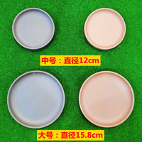 Ceramic Turtle Feeding and Basking Platform with Bathing Basin for Semi-Aquatic Turtles