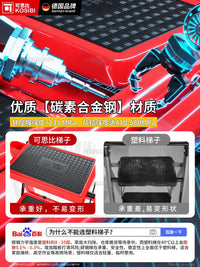 KOSIBI Heavy-Duty Multi-Purpose Folding Ladder for Home Use, German Engineered