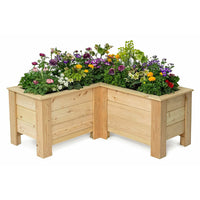 Outdoor Solid Wood Planter Box for Garden Patio