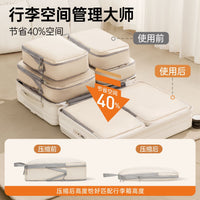 Travel Storage Bag for Clothes, Underwear, and Toiletries - Waterproof Luggage Organizer