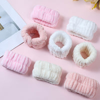 8-Piece Absorbent Wristbands for Face Washing and Sports
