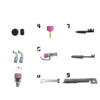 Fabric Cutting Machine Spare Parts - Grinding Wheel, Carbon Brush, Bottom Blade, Wrench