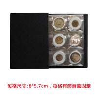 Commemorative Coin Collection Album with 36 Round Holders