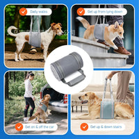 Adjustable Pet Support Harness for Lifting and Rehabilitation