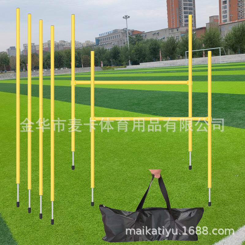 Portable Soccer Training Poles, Detachable Agility Slalom Poles for Basketball Drills, Obstacle Course Markers