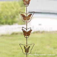 Metal Butterfly Wind Chime Outdoor Garden Art Decor