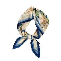 70cm Pleated Square Scarf for Women - Fashionable Necktie, Headband, or Decorative Accessory
