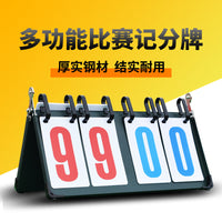 Multi-Sport Flip Scoreboard for Basketball, Soccer, Table Tennis, and Billiards