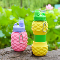 Collapsible Silicone Water Bottle, 700 ml, Portable Folding Cup for Outdoor Sports and Kids