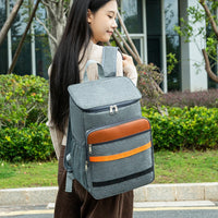 Large Capacity Insulated Picnic Backpack, Waterproof Oxford Cloth Cooler Bag for Outdoor Activities