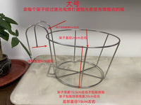 Stainless Steel Round Planter Hanging Rack for Balcony Railings