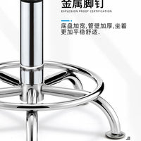 Adjustable Swivel Salon Stool with PU Leather Seat for Barbershop, Spa, and Massage