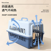 Pet Carrier Airline Approved Travel Crate for Cats and Dogs