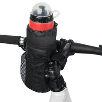 Bicycle Handlebar Insulated Water Bottle Bag with Phone Pouch for Cycling