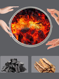 Charcoal Brazier Grill for Housewarming Outdoor BBQ and Heating