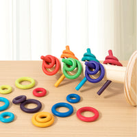 Musical Tree Wooden Stacking Blocks Early Education Toy for Toddlers