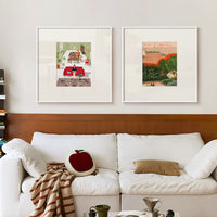 Nordic Minimalist Landscape Wall Art for Living Room and Dining Room Decor