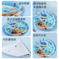 Pet Cooling Mat for Cats and Small Dogs, Inflatable Water-Filled Ice Pad for Summer