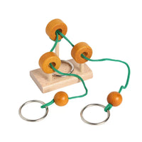 Topological Puzzle Desk Toy - Metal Disentanglement Brain Teaser for Stress Relief