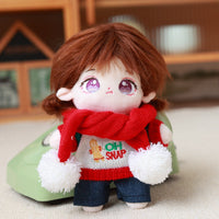 Doll Scarf for Cotton Dolls Plush Toys Winter Outfit Accessories