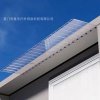 Invisible PC Polycarbonate Awning for Windows, Balconies, and Electrical Boxes - Rain and Sun Protection