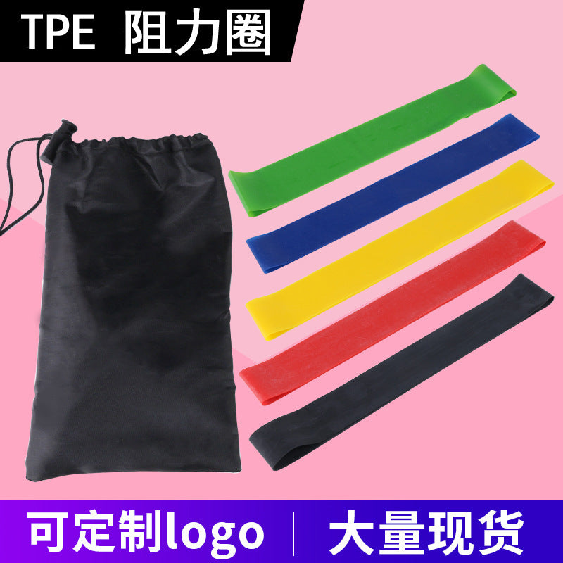 TPE Resistance Loop Bands for Glute and Leg Workouts, Yoga, and Fitness Training