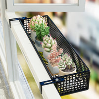 Balcony Railing Hanging Planter Rack for Potted Plants