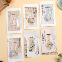 Teacher's Day Greeting Card, Creative Chinese Style 3D Blessing Card, Handmade DIY Postcard