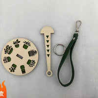Wooden Rotating Wrist Yarn Holder for Knitting and Crocheting