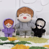 Doll Clothes Hoodie Set for Cotton Dolls 10cm, 15cm, 20cm