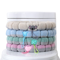 Knitted Thick Toilet Seat Cover with Handle, Universal Four Seasons