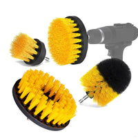 4-Piece Power Drill Brush Set for Cleaning, Polishing, and Rust Removal