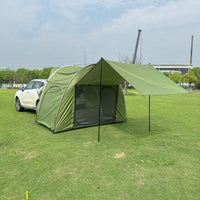 Outdoor Camping SUV Tent with Mesh Extension, RV Awning, Car Rear Integrated Tent