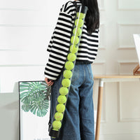 Portable Tennis Ball Collector Tube with Extended Handle