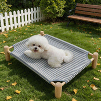 Solid Color Pet Mat Anti-Scratch Sisal-like Dog Cat Bed Pad Washable
