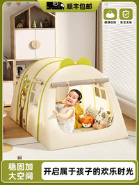 Kids' Pop-Up Play Tent with Mosquito Net for Indoor/Outdoor Use, Portable Playhouse for Boys & Girls