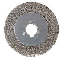 Copper-Plated Flat Wire Wheel Brush for Grinding and Rust Removal