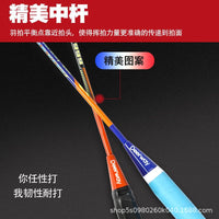 DELHUI Badminton Racket Set for Adults and Children - Lightweight Alloy Badminton Rackets for Competition and Training