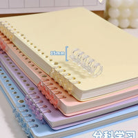 Minimalist A5 Loose-Leaf Notebook for Meetings, Notes, and Study