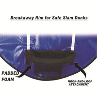 Trampoline Basketball Hoop Set for Kids, Outdoor Waterproof & Sun-Resistant