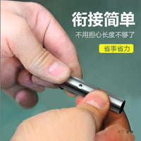 Greenhouse Hoop Frame Connectors, Rust-Resistant Metal Tube Joints for Fiberglass Rods, Garden Plant Support