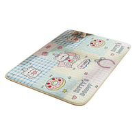Pet Cooling Mat for Cats and Dogs - Summer Ice Silk Pad, Non-Slip, Chew-Resistant, Waterproof, Easy to Clean