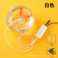 USB Portable Aquarium Air Pump for Fish Tank, Ultra-Quiet Oxygenator for Fishing and Aquatic Supplies