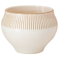 Creative Glazed Ceramic Planter with Saucer for Orchids and Green Plants