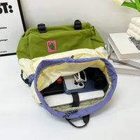 Student Drawstring Backpack for High School Girls, Large Capacity Outdoor Sports Bag