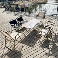 Kermit Aluminum Alloy Folding Camping Table for Outdoor Gatherings and Picnics
