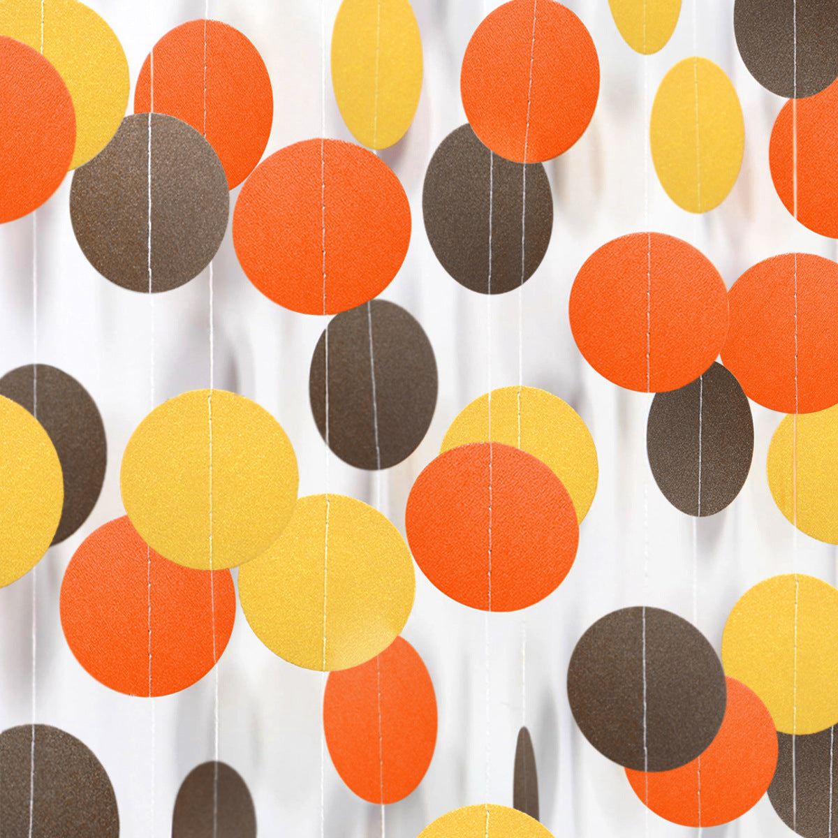 Thanksgiving Harvest Theme Orange Turkey Party Decor Garland