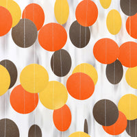 Thanksgiving Harvest Theme Orange Turkey Party Decor Garland