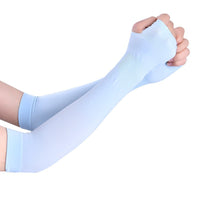Unisex Ice Silk Sun Protection Arm Sleeves for Outdoor Cycling and Sports